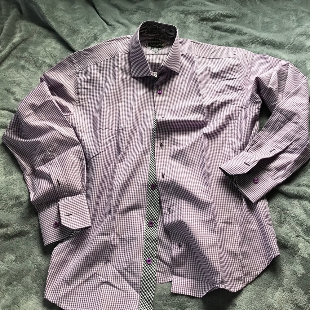 Bespoke Moda Purple Men’s Shirt XL